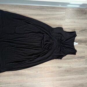 Motherhood maternity Black Ruched Sheath Dress